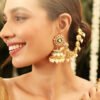 Kundan Chain Earrings