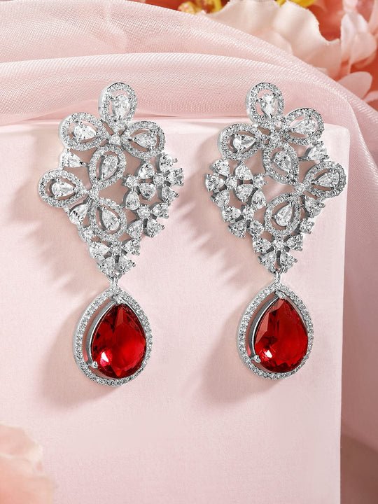 Red Stone Earrings